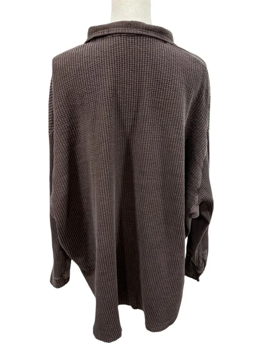 Free People One Scout Shaket In Mole - Picture 10 of 16